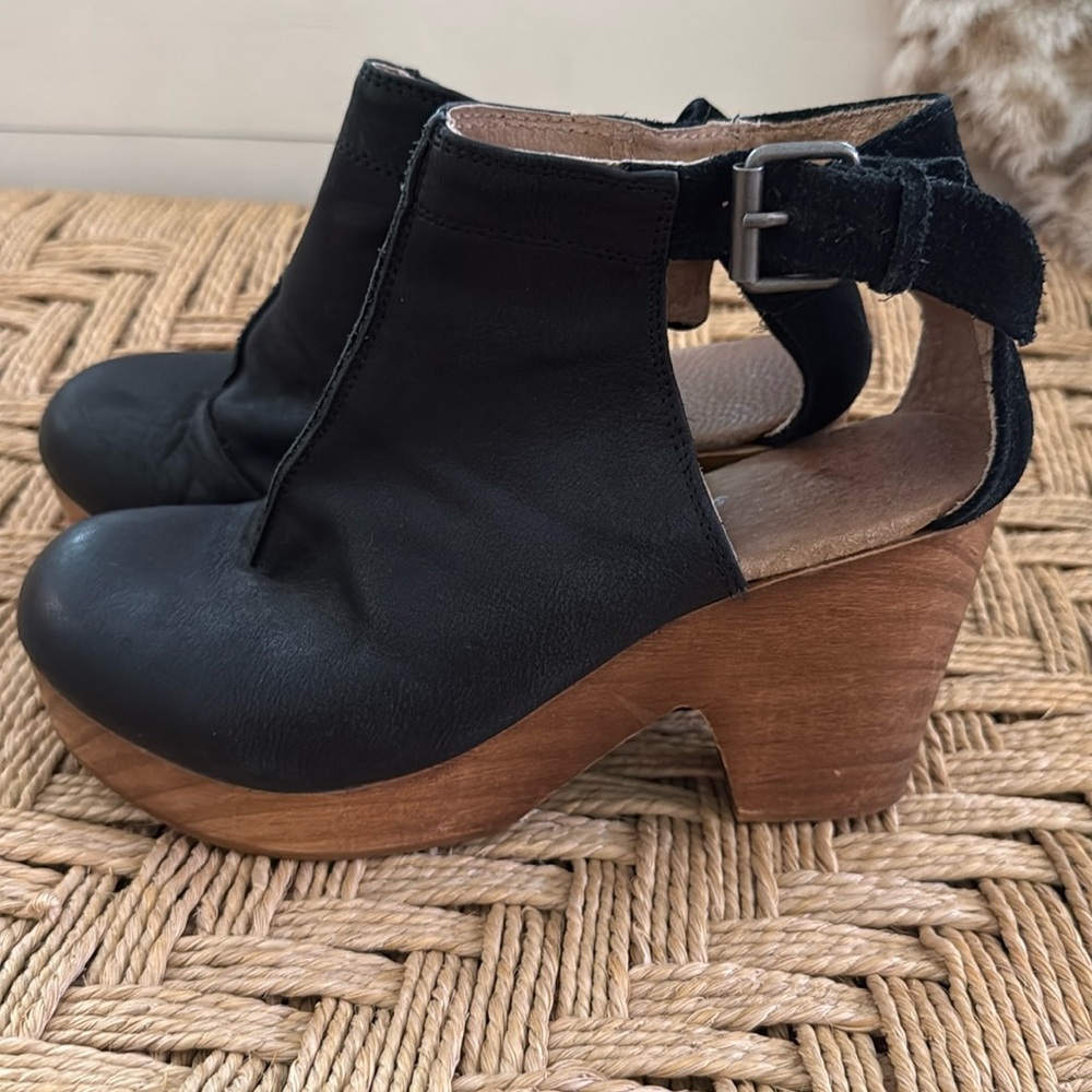 Free People Heeled Clogs